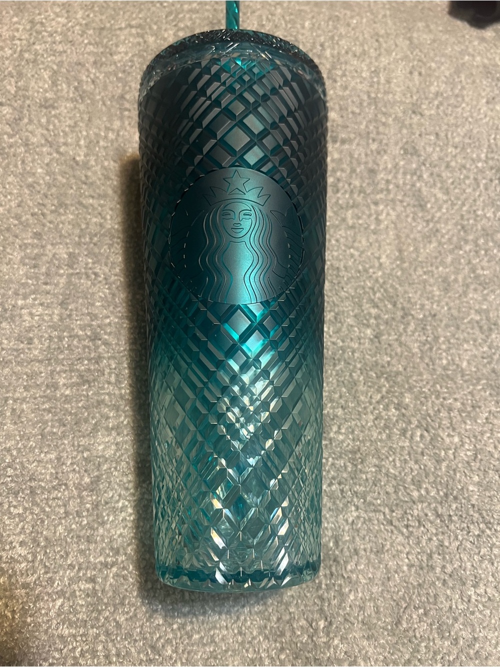 Starbucks Teal Textured Tumbler